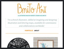 Tablet Screenshot of bnito-art.com